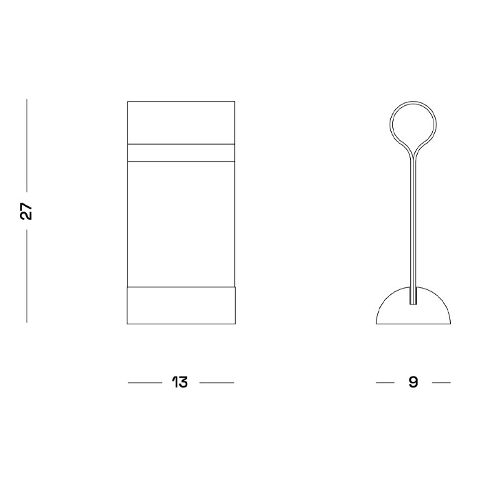 Дизайнерский держатель для фотографий Poltronova Ofelia Rosso Francia Photo Holder