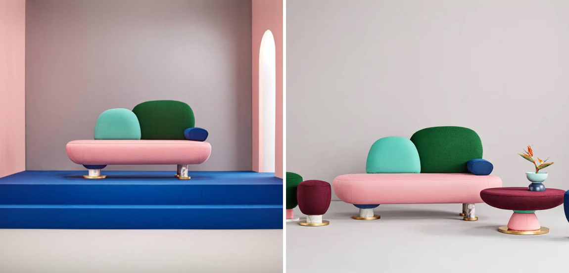 Дизайнерский диван Toadstool Collection, Sofa Masquespacio