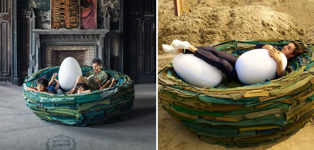 Дизайнерский Диван GUFRAM La Cova Nest by Gianni Ruffi