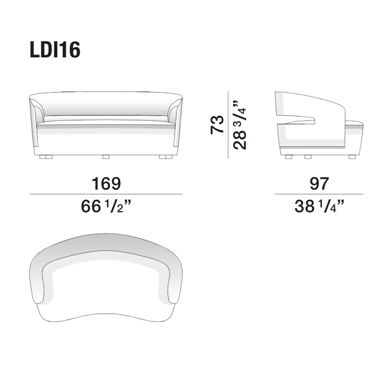 Дизайнерский диван LUCIO Sofa