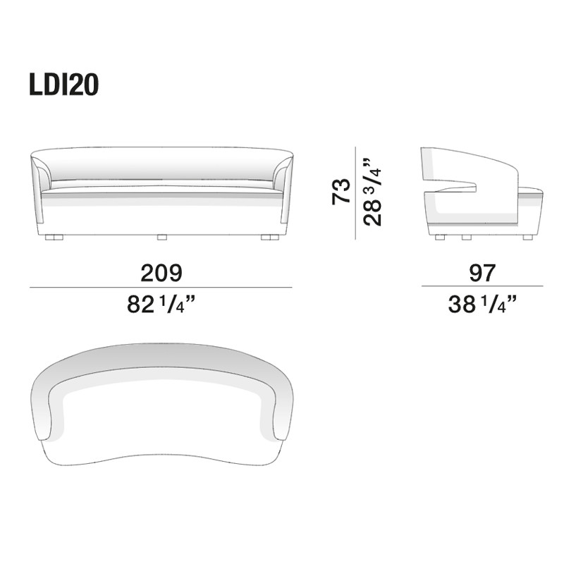 Дизайнерский диван LUCIO Sofa