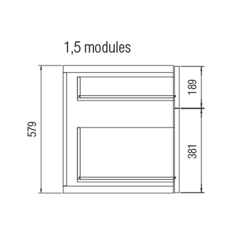 Дизайнерский длинный буфет 505 UP SIDEBOARD