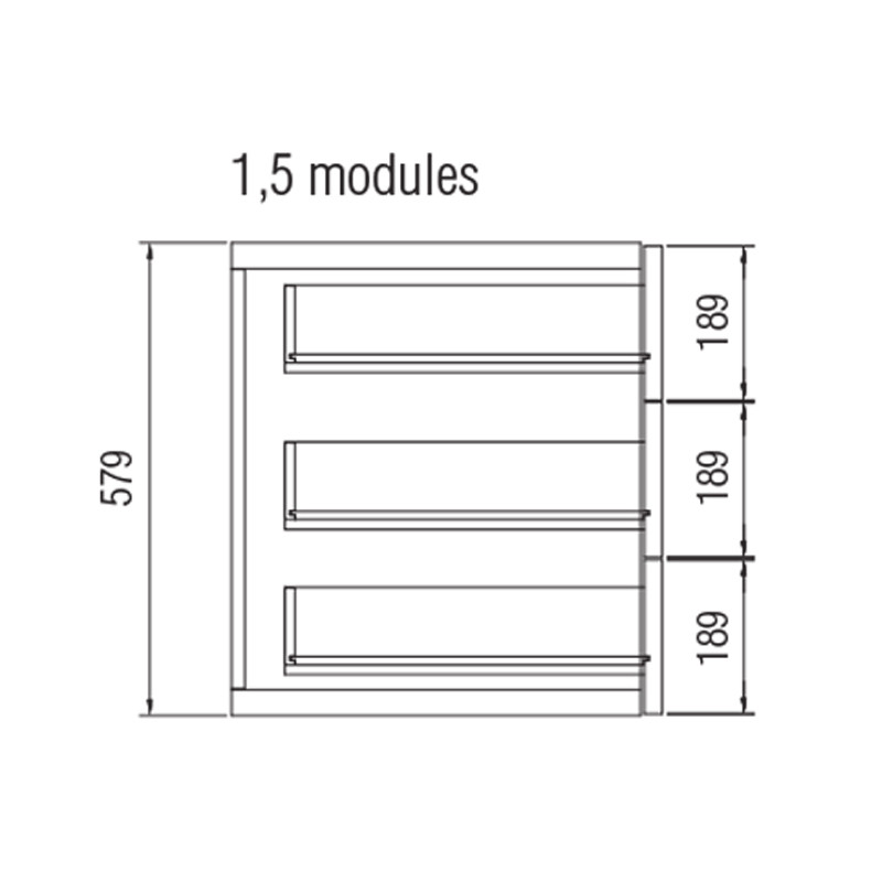 Дизайнерский длинный буфет 505 UP SIDEBOARD