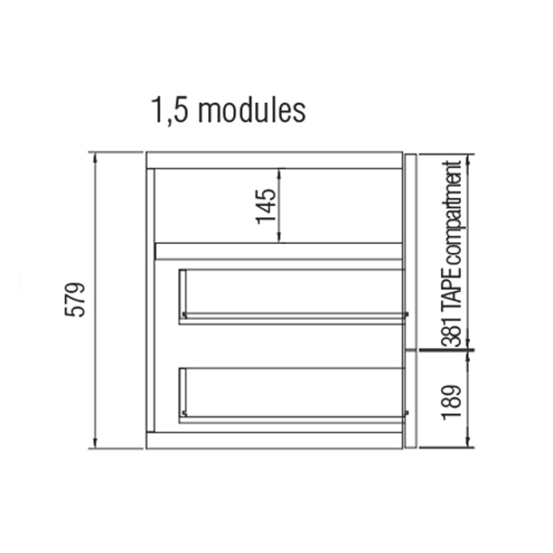 Дизайнерский длинный буфет 505 UP SIDEBOARD