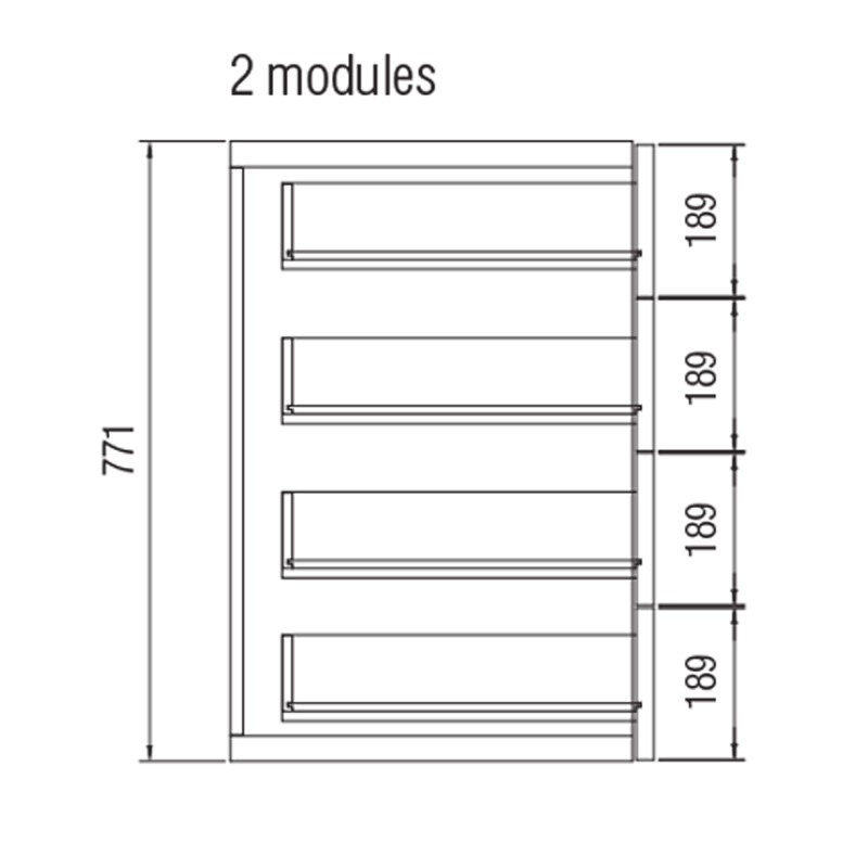 Дизайнерский длинный буфет 505 UP SIDEBOARD
