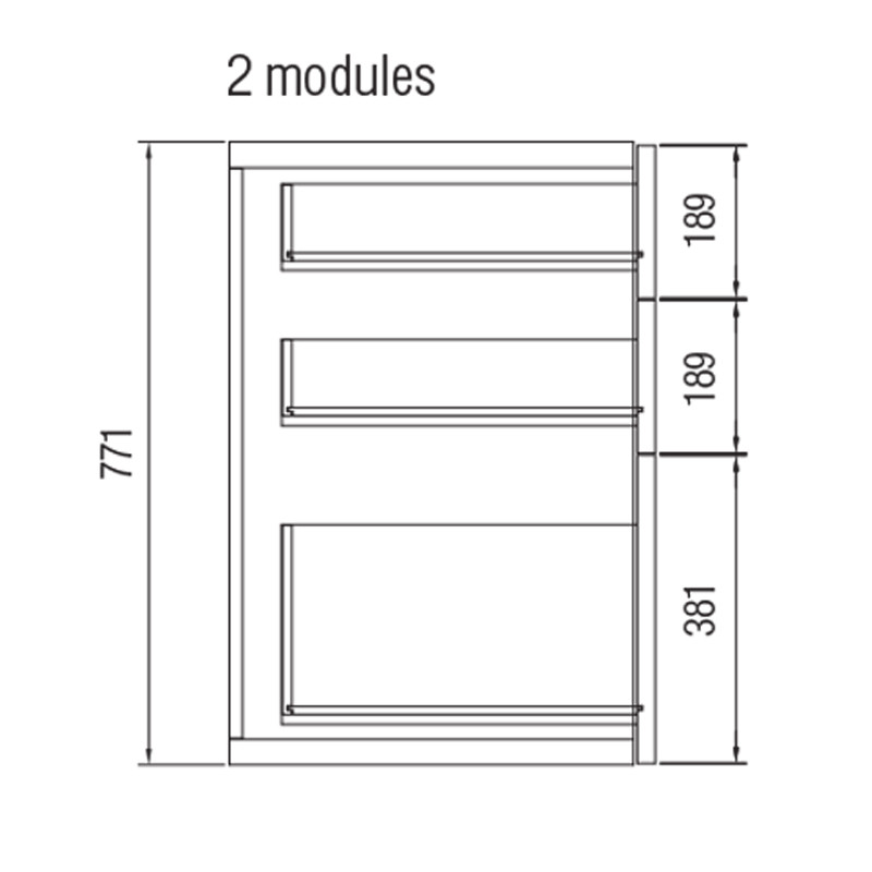 Дизайнерский длинный буфет 505 UP SIDEBOARD
