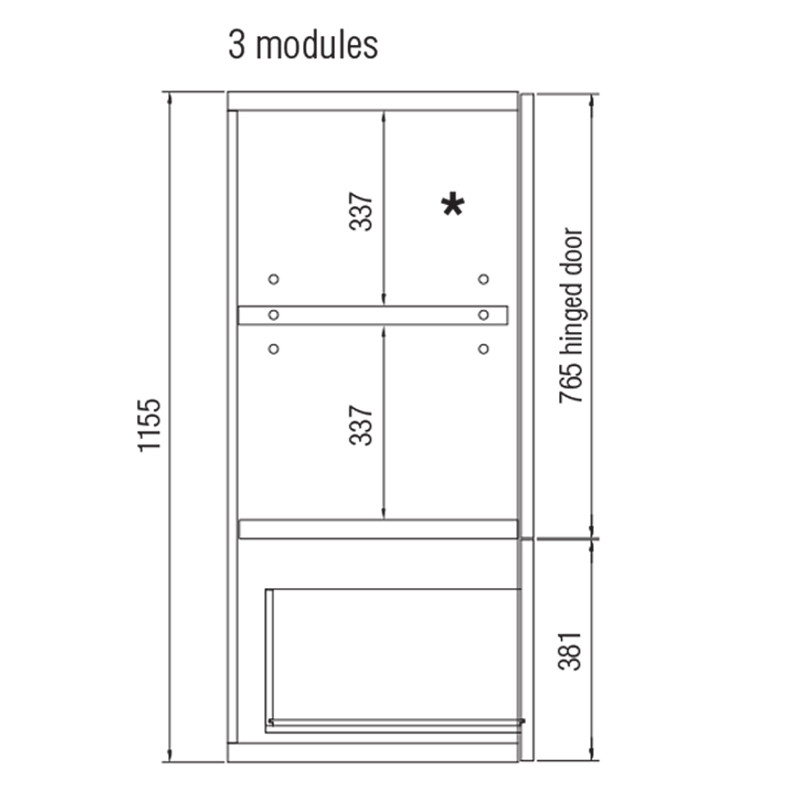 Дизайнерский длинный буфет 505 UP SIDEBOARD
