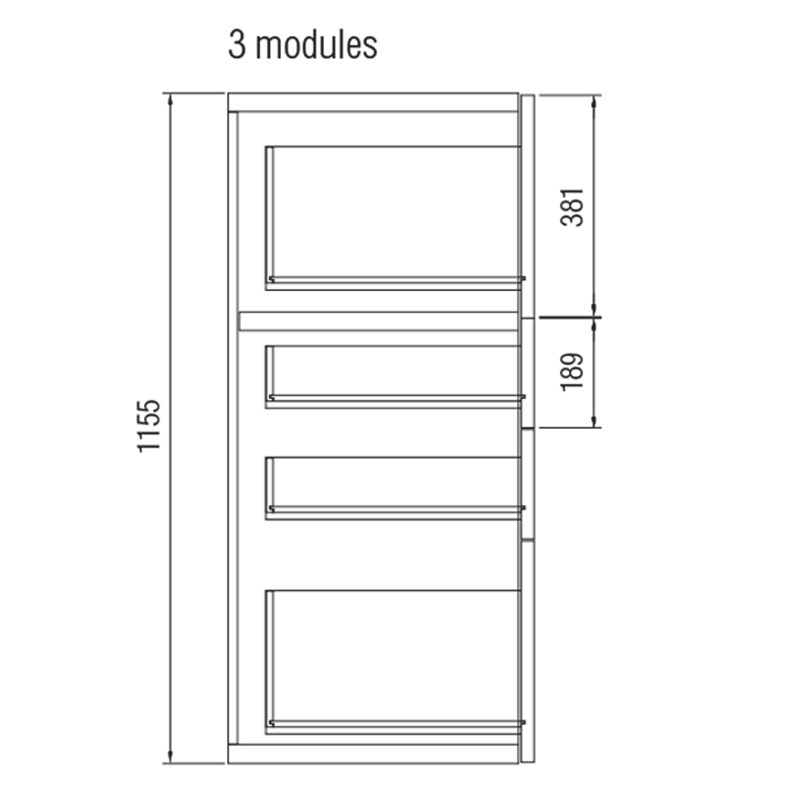 Дизайнерский длинный буфет 505 UP SIDEBOARD