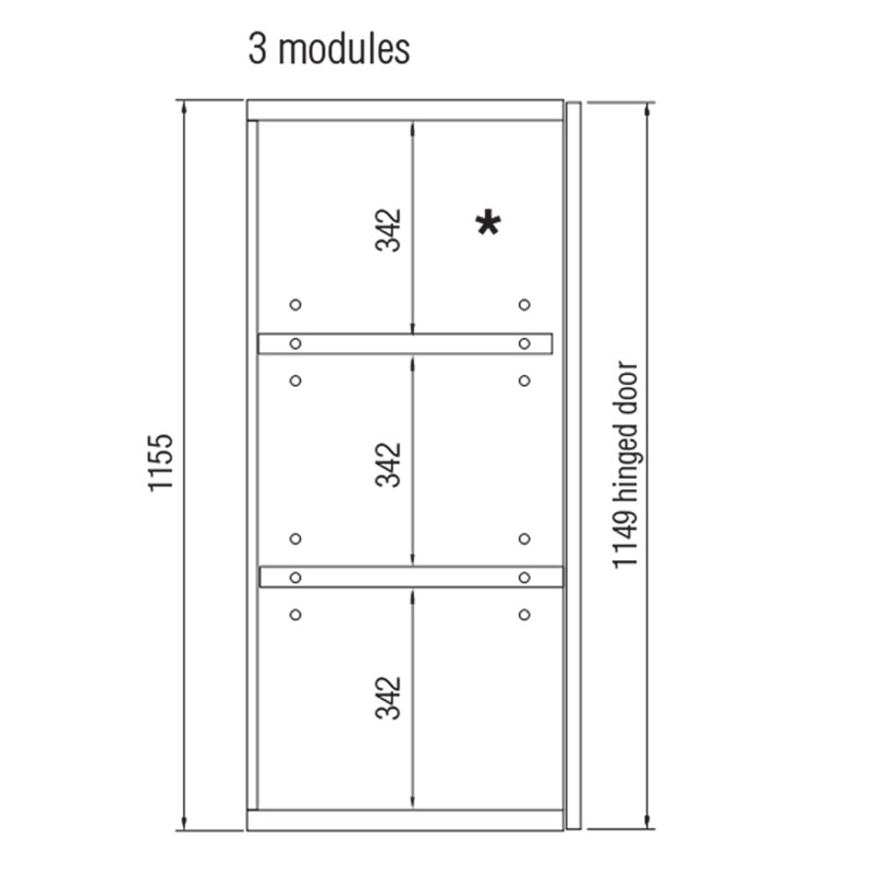Дизайнерский длинный буфет 505 UP SIDEBOARD