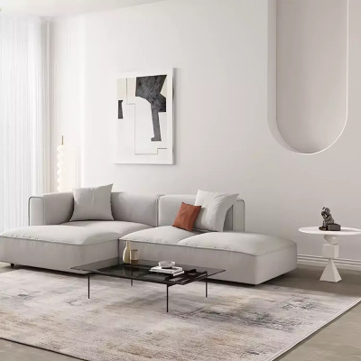 Дизайнерский журнальный стол белый в форме геометрических фигур Cydogic