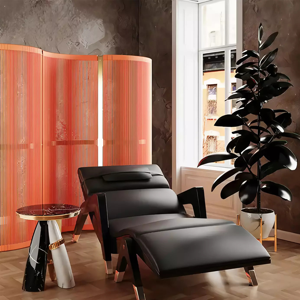 Дизайнерский журнальный стол круглый на 3-х фигурных ножках Cuzadit