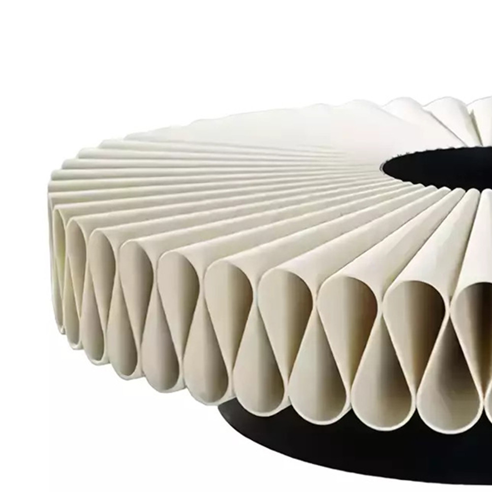 Дизайнерский журнальный стол круглый с фактурной столешницей Ifike