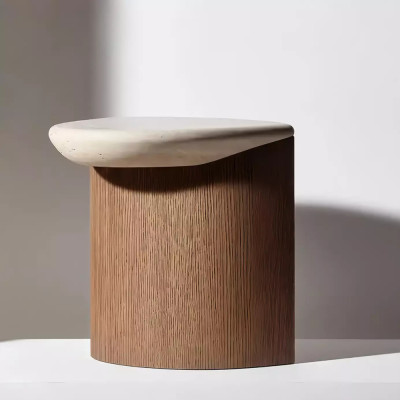 Дизайнерский журнальный стол полукруглой формы Pokun