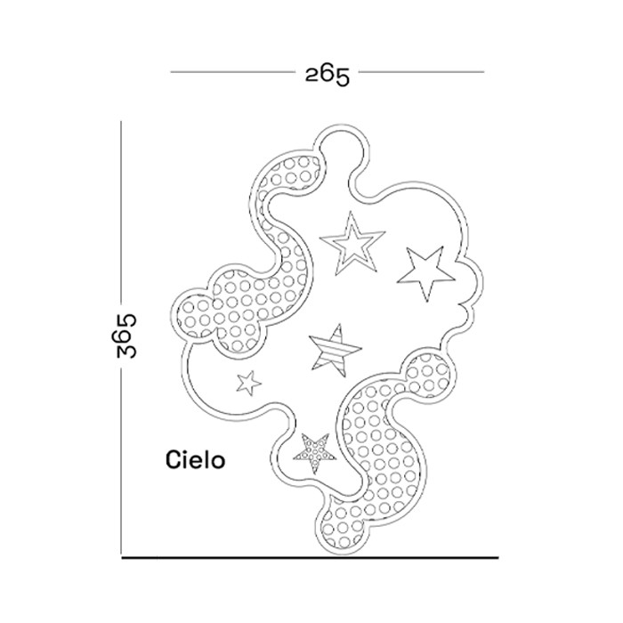 Дизайнерский ковер Poltronova Tappeto Cielo Rug