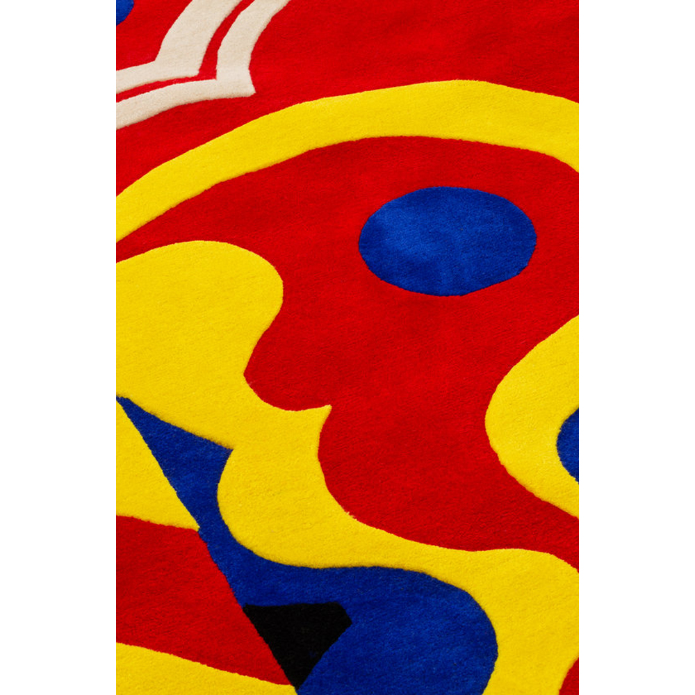 Дизайнерский ковер в виде бабочки Poltronova Tappeto Farfalla Rug