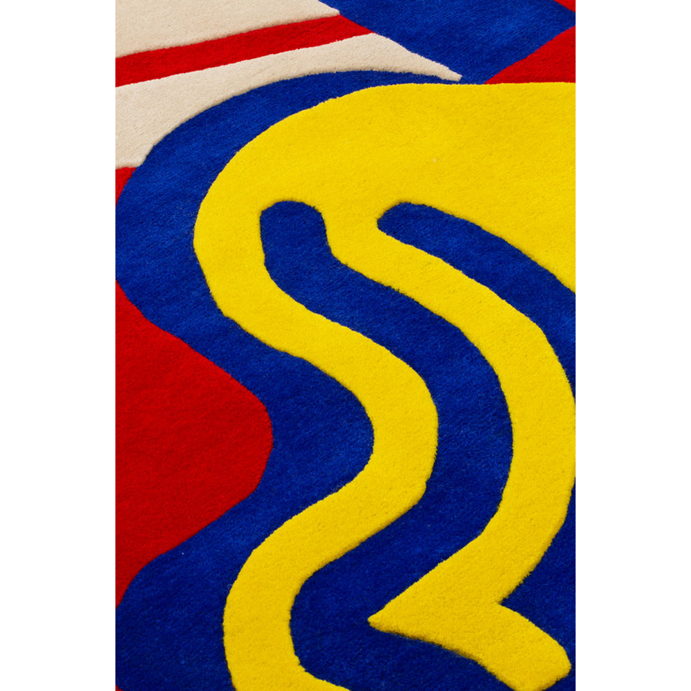 Дизайнерский ковер в виде бабочки Poltronova Tappeto Farfalla Rug