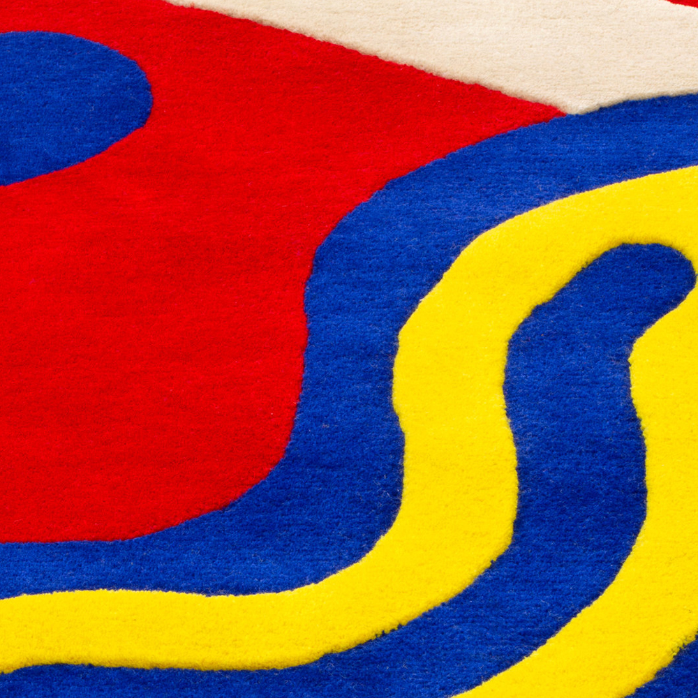 Дизайнерский ковер в виде бабочки Poltronova Tappeto Farfalla Rug