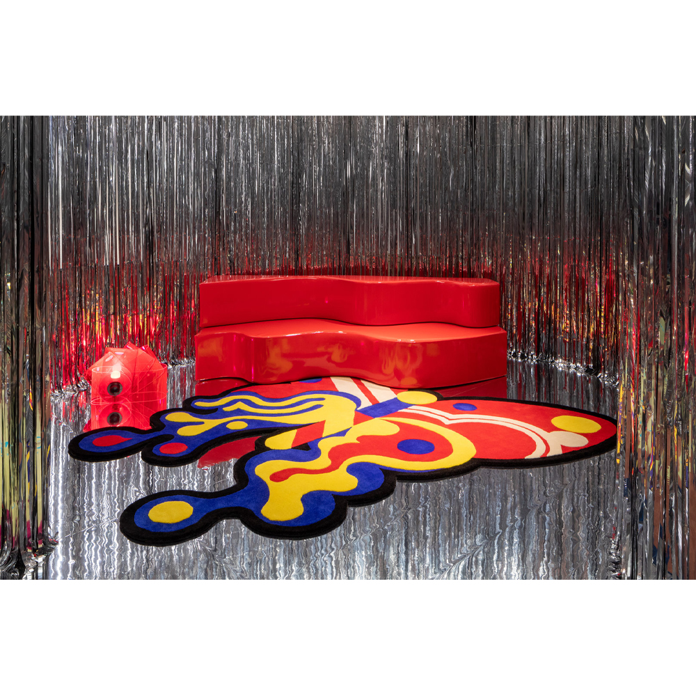 Дизайнерский ковер в виде бабочки Poltronova Tappeto Farfalla Rug