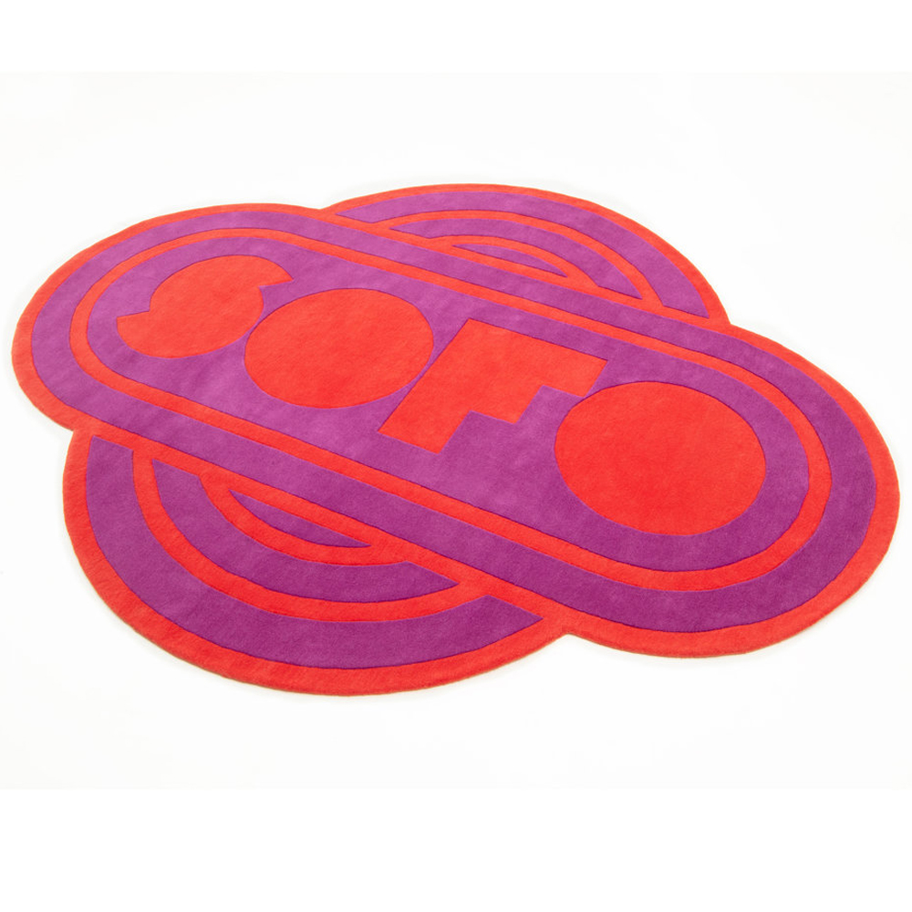 Дизайнерский ковер розовый Poltronova Sofo Rosancio Rug