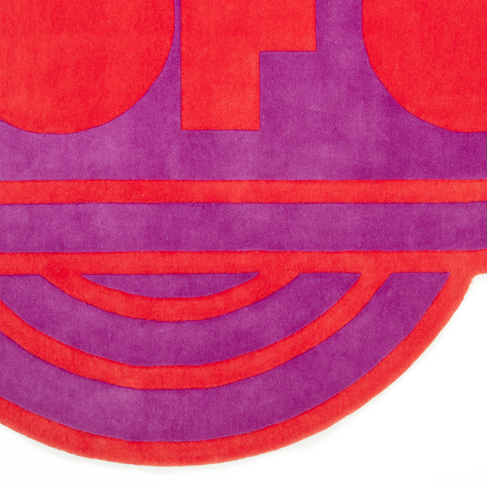 Дизайнерский ковер розовый Poltronova Sofo Rosancio Rug