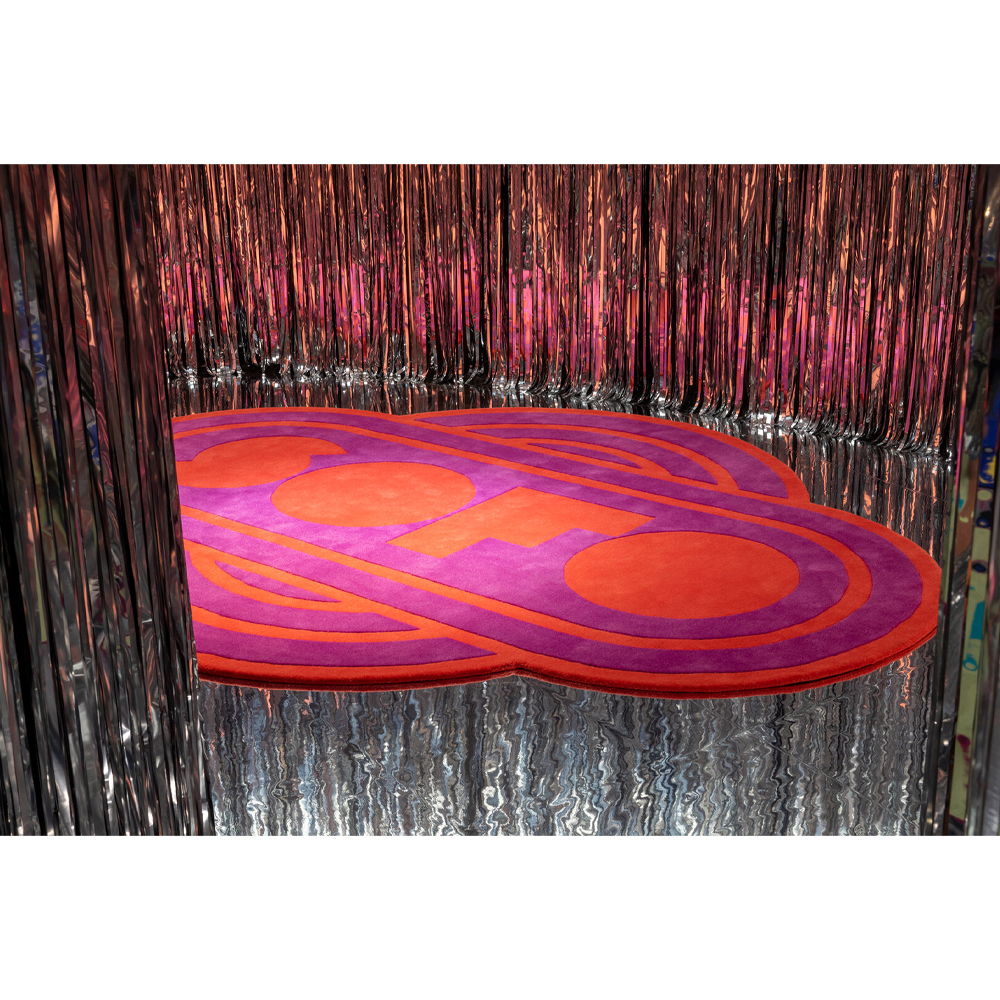 Дизайнерский ковер розовый Poltronova Sofo Rosancio Rug