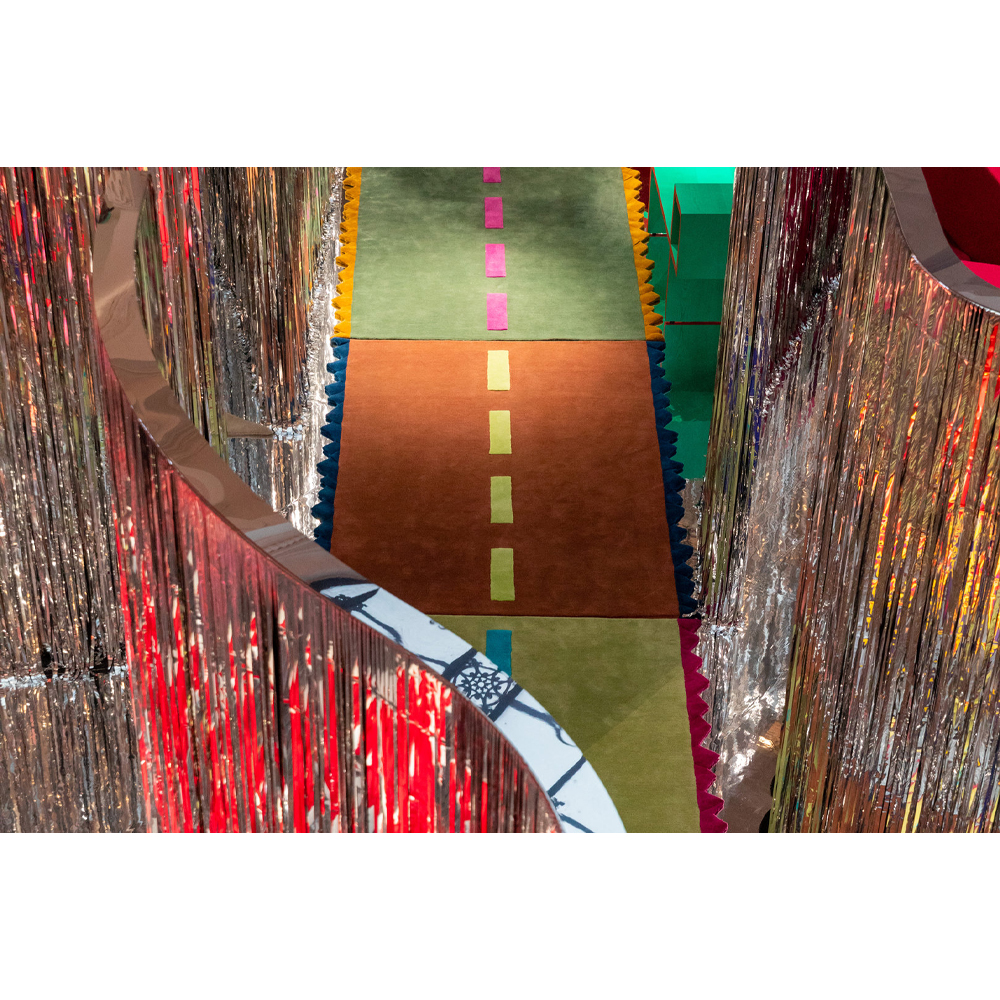 Дизайнерский ковер с изображением дороги Poltronova Autostrada Rug