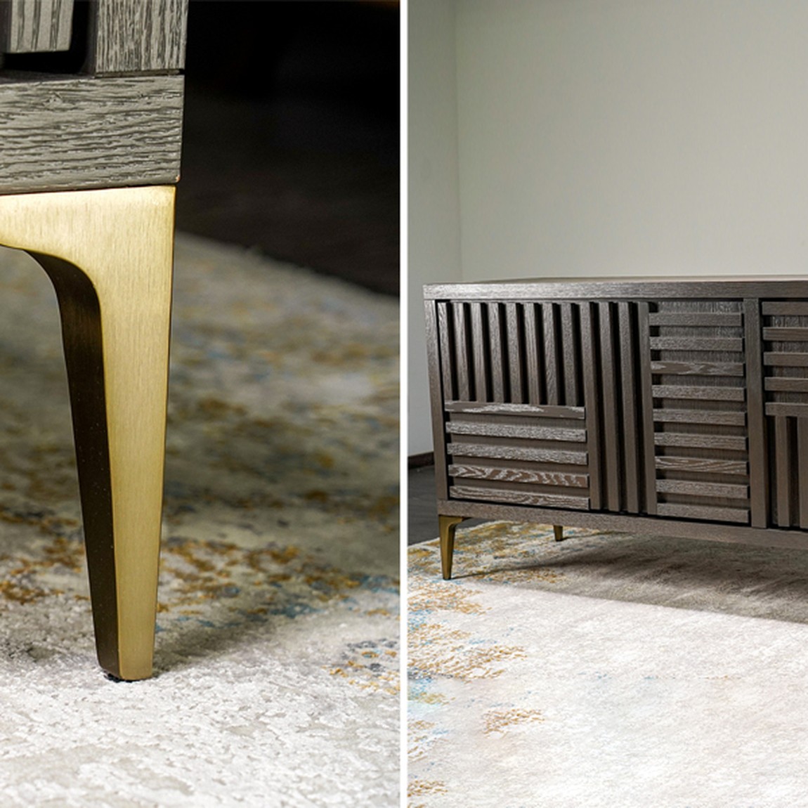 Дизайнерский комод Wooden Rails