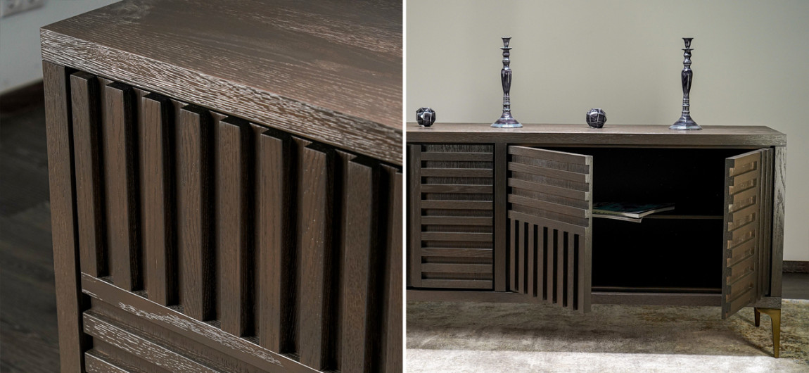 Дизайнерский комод Wooden Rails