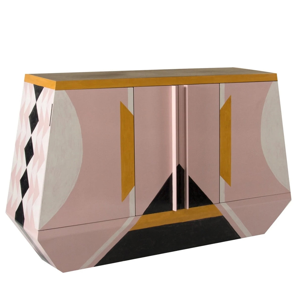 Дизайнерский комод с геометрическим рисунком Arredi