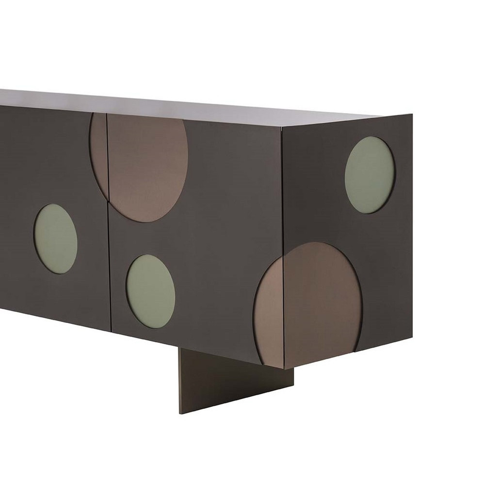 Дизайнерский комод с декором в виде круглых элементов на фасаде Matisse