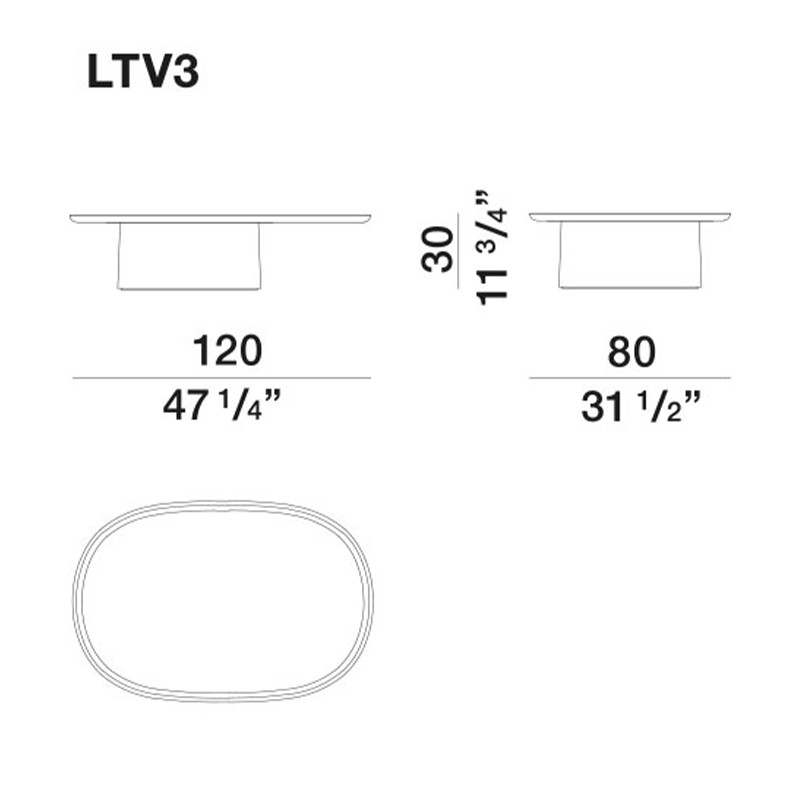 Дизайнерский кофейный стол LOUISA Coffee Table