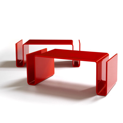 Дизайнерский кофейный стол Poltronova T01 Red Coffee Table