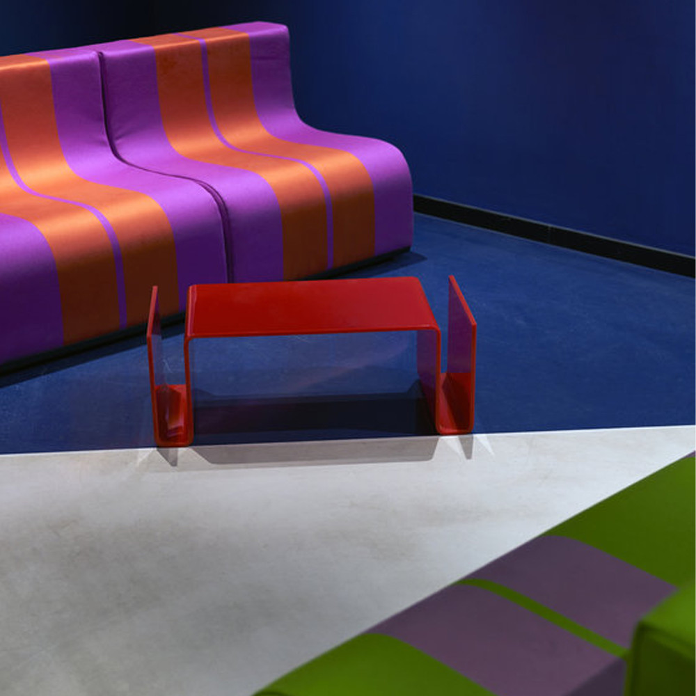 Дизайнерский кофейный стол Poltronova T01 Red Coffee Table
