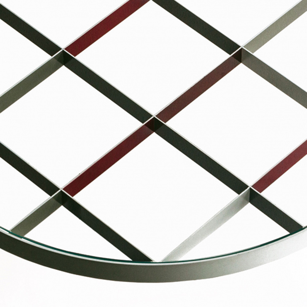 Дизайнерский круглый кофейный стол со стеклянной столешницей Gio Ponti D.555.1 Coffee Table