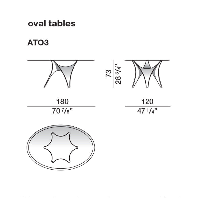 Дизайнерский круглый обеденный стол стеклянный с фигурным подстольем из цемента ARC Dining Table