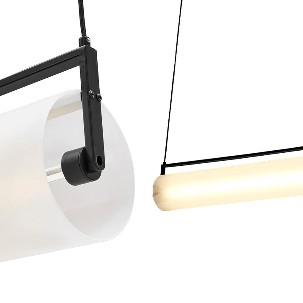 Дизайнерский линейный подвесной светильник CANVAS LINEAR HANGING LAMP