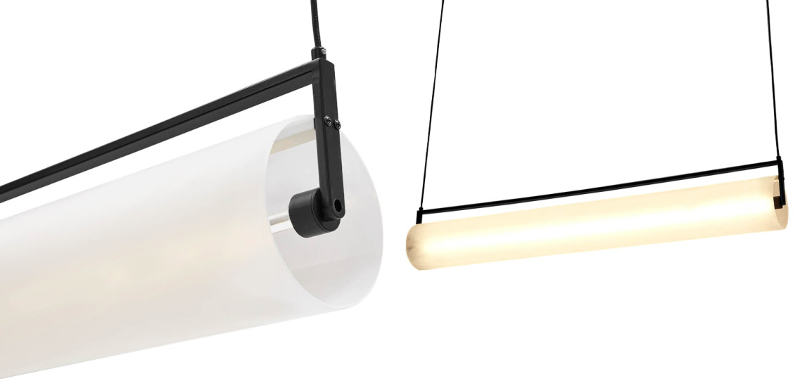 Дизайнерский линейный подвесной светильник CANVAS LINEAR HANGING LAMP
