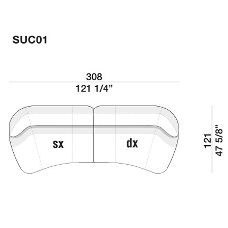 Дизайнерский модульный диван SURF Modular Sofa