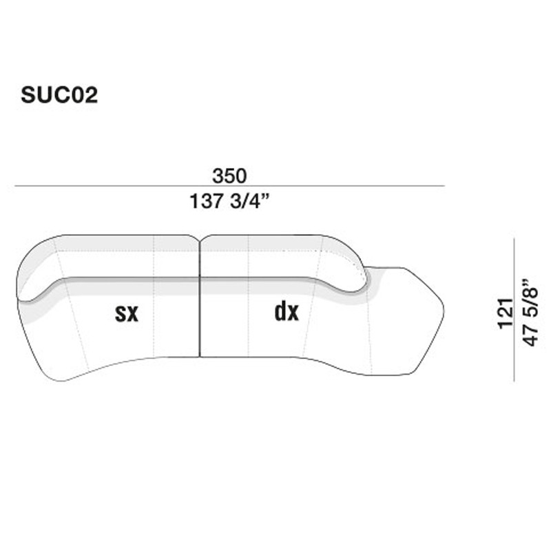 Дизайнерский модульный диван SURF Modular Sofa