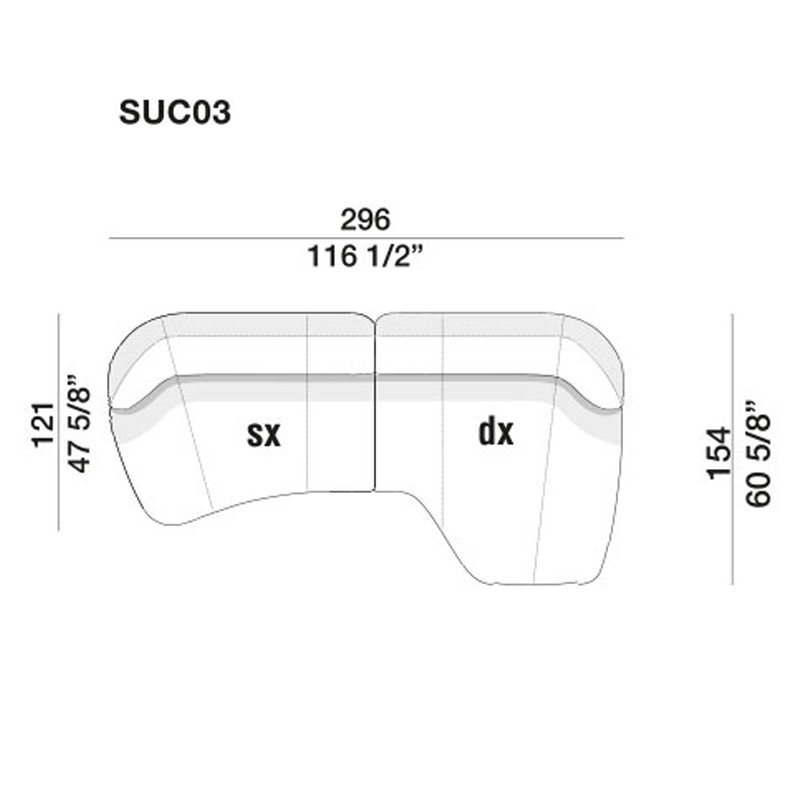 Дизайнерский модульный диван SURF Modular Sofa