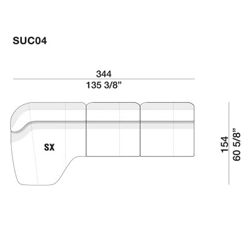 Дизайнерский модульный диван SURF Modular Sofa