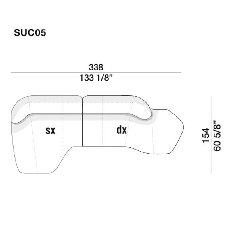 Дизайнерский модульный диван SURF Modular Sofa