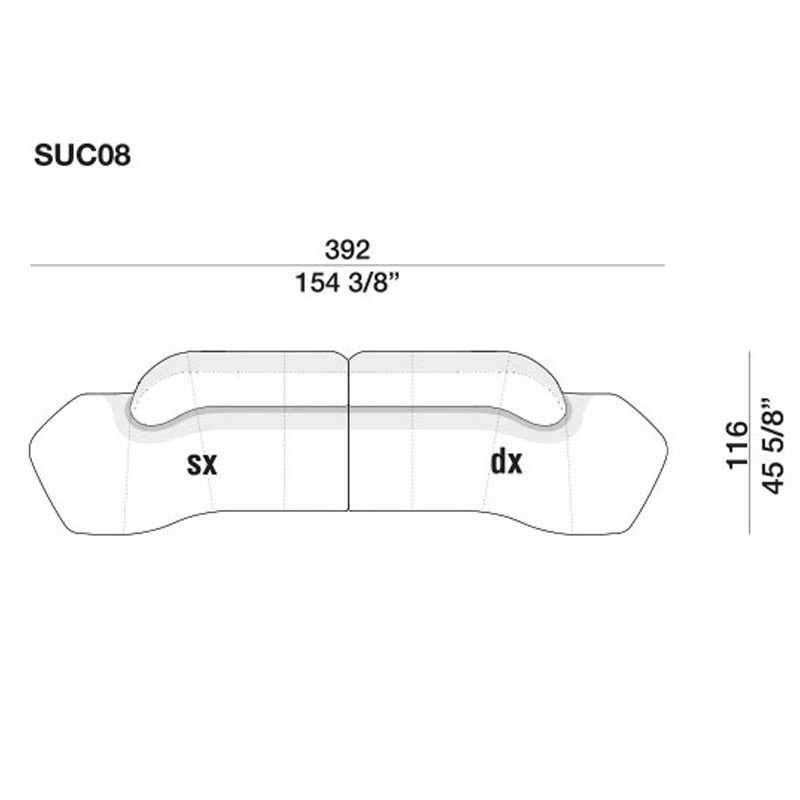 Дизайнерский модульный диван SURF Modular Sofa