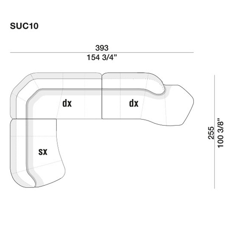 Дизайнерский модульный диван SURF Modular Sofa