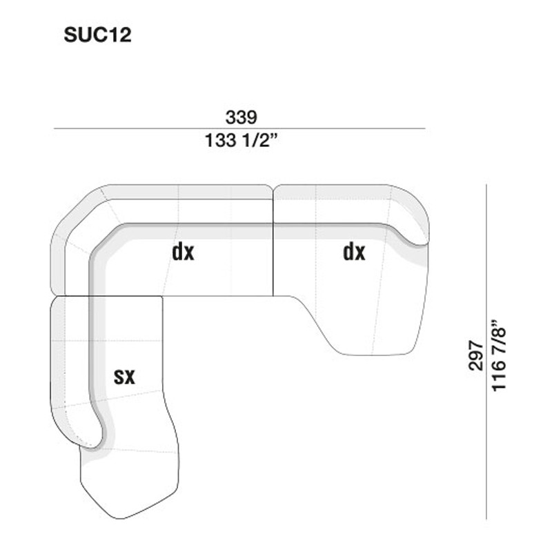 Дизайнерский модульный диван SURF Modular Sofa