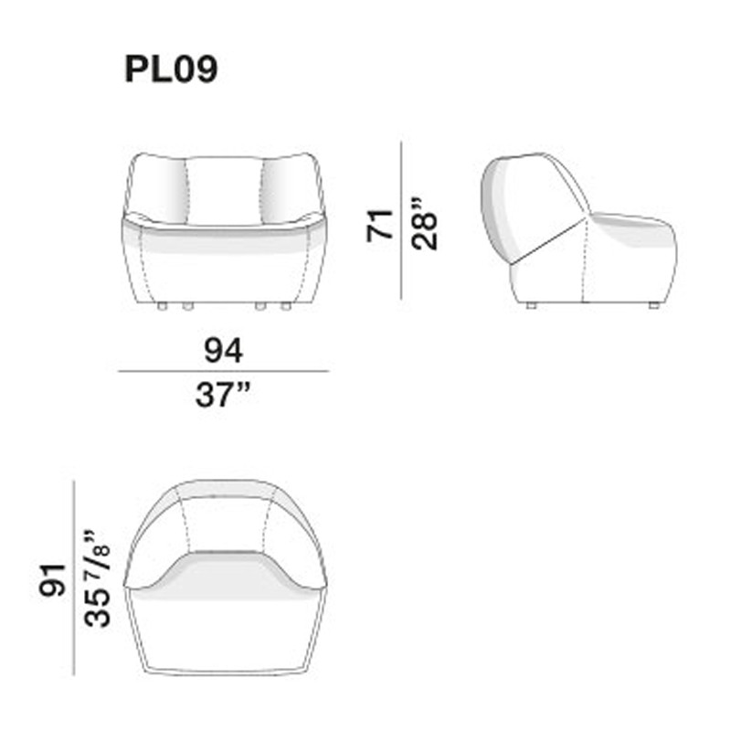 Дизайнерский модульный диван SURF Modular Sofa