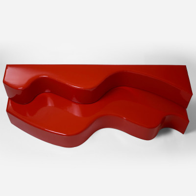 Дизайнерский модульный диван волнистой формы Poltronova Superonda Sofa