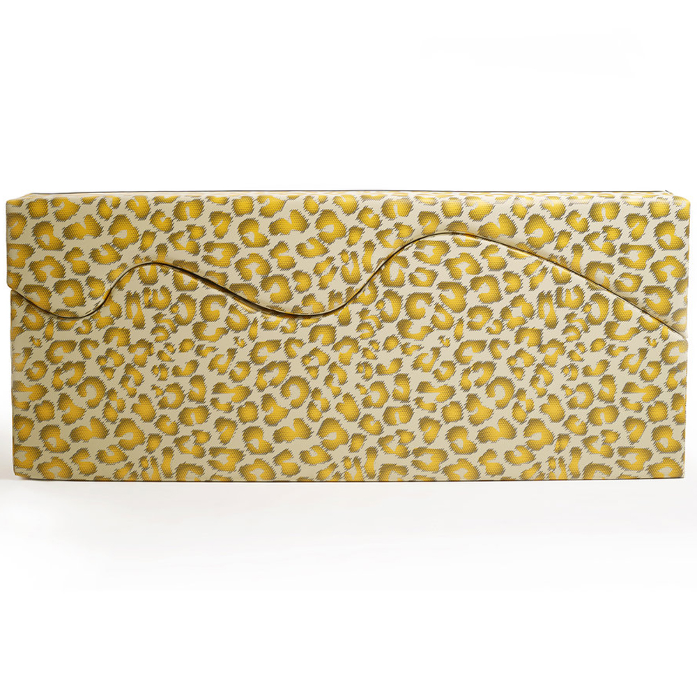 Дизайнерский модульный диван волнистой формы с цветным принтом Poltronova Superonda Sofa