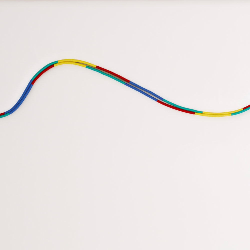 Дизайнерский модульный диван волнистой формы с цветным принтом Poltronova Superonda Sofa