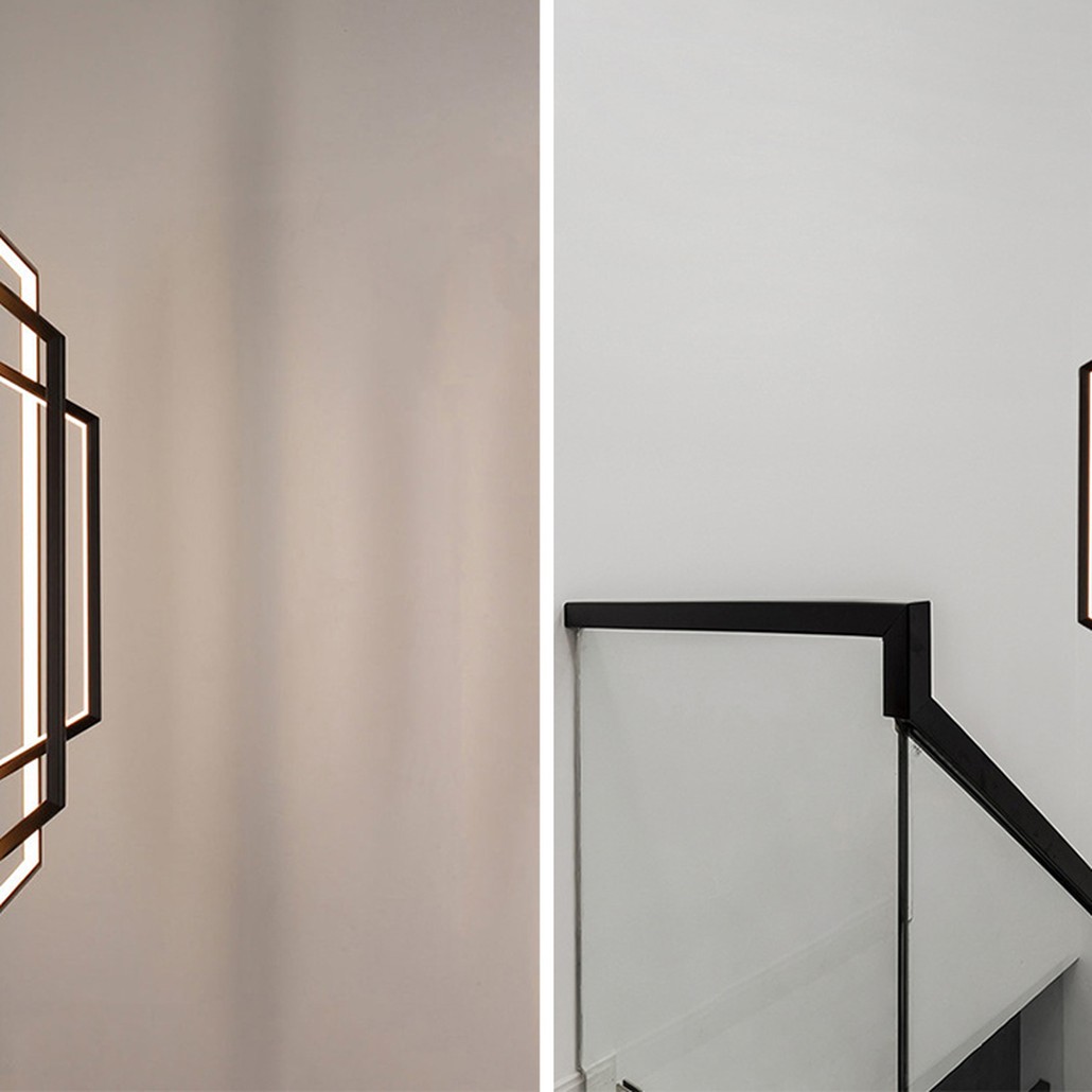 Дизайнерский Подвесной Светильник ORBIS Hexagon Geometric Modern Chandelier Studio Endo Black